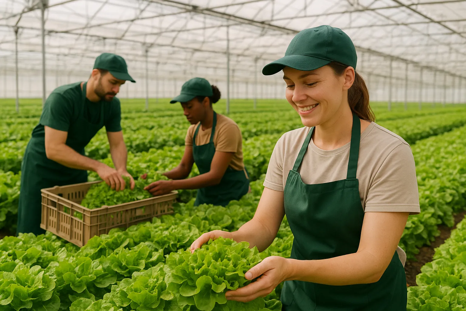 people in the field